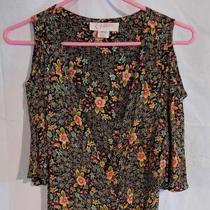 Gilda's flower print blouse medium